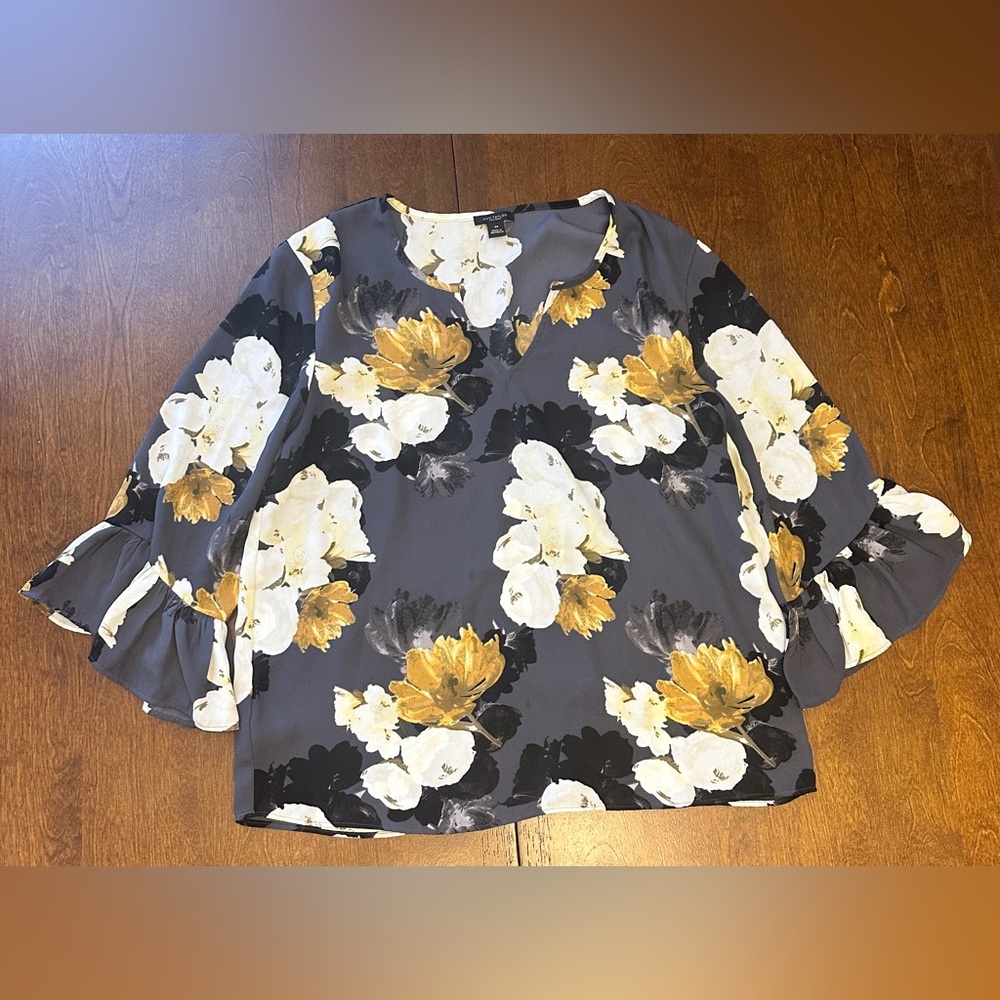 Ann Taylor Factory Floral Blouse